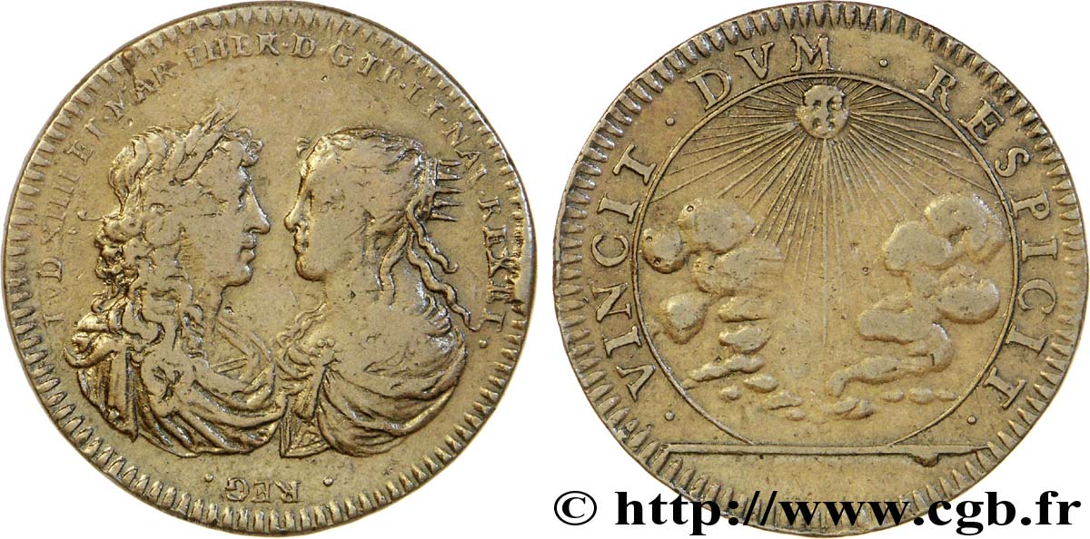 AMOUR ET MARIAGE Louis XIV et Marie-Thérèse TB+