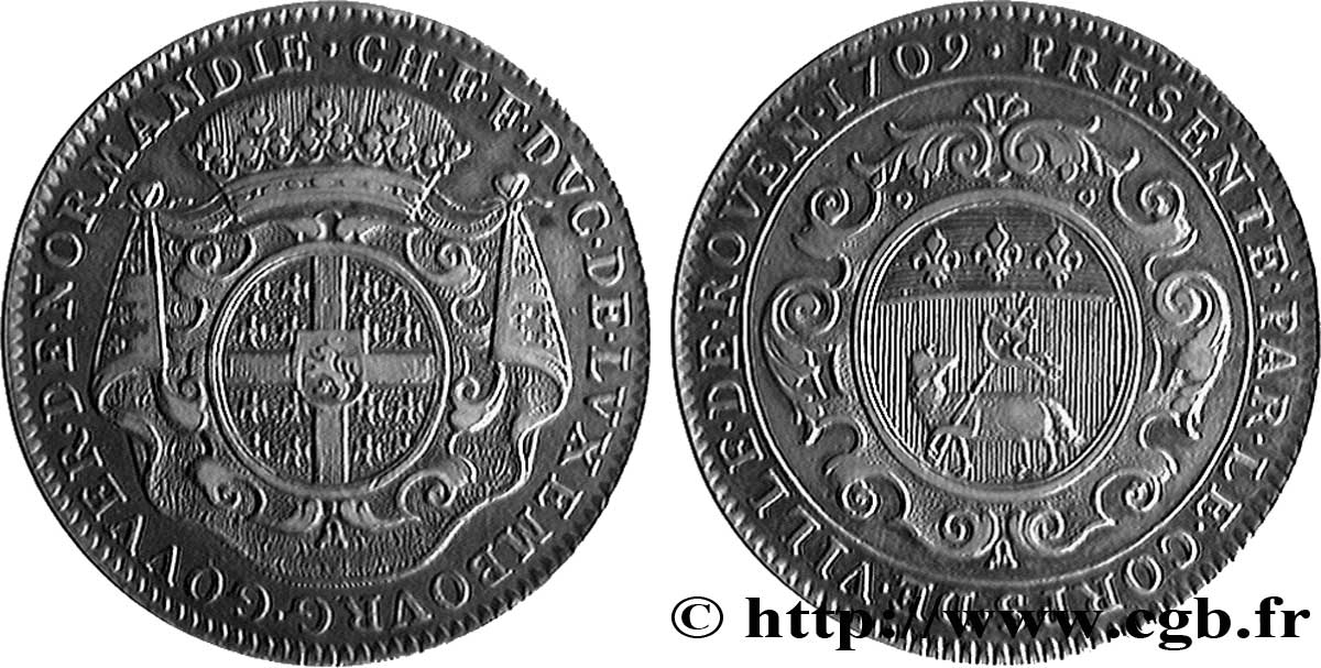 NORMANDIE (NOBLESSE ET VILLES DE...) Charles-François-Frédéric de Montmorency - Luxembourg, gouverneur de Normandie TTB+