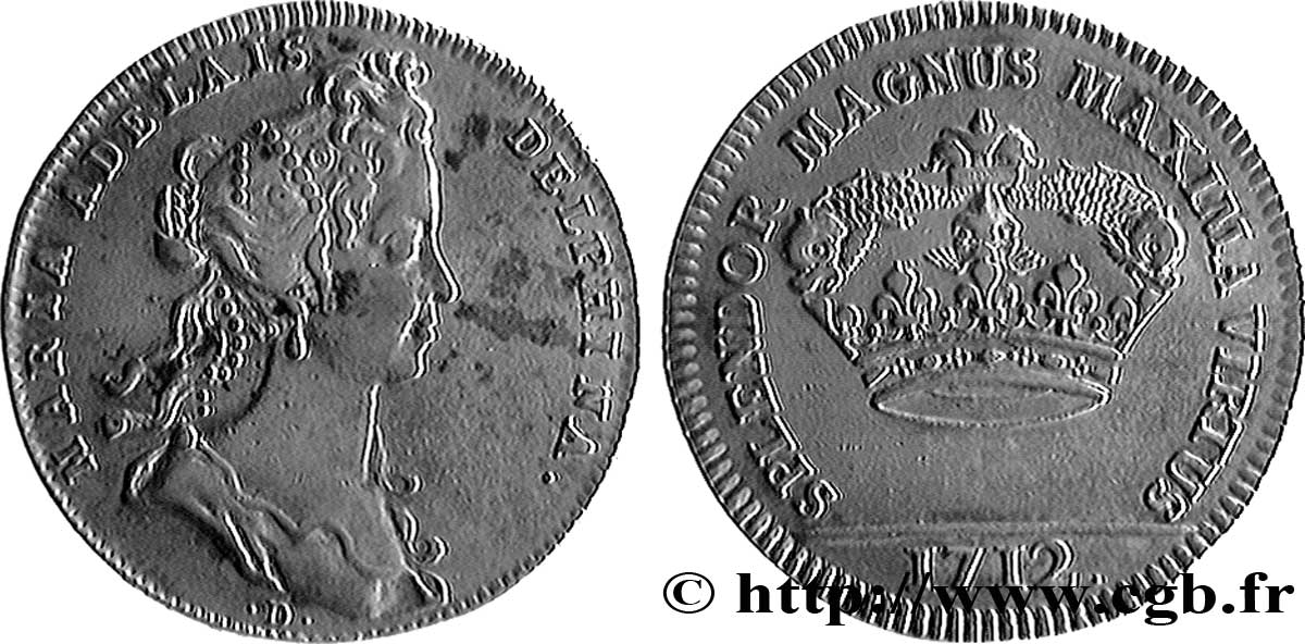 MARIE-ADÉLAÏDE DE SAVOIE, DUCHESSE DE BOURGOGNE, DAUPHINE ET MÈRE DU FUTUR LOUIS XV Dauphine et mère du futur Louis XV TTB