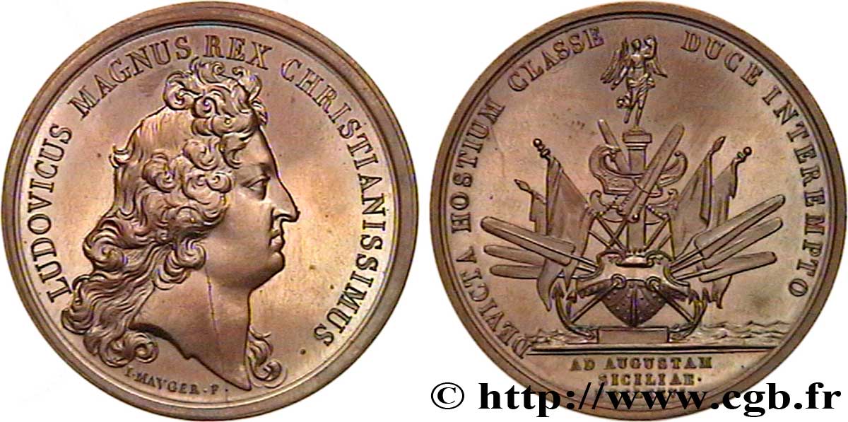 LOUIS XIV LE GRAND ou LE ROI SOLEIL Bataille navale d’Augusta en Sicile SPL