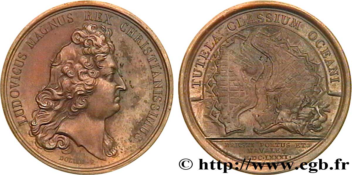 LOUIS XIV THE GREAT or THE SUN KING Le port de Brest MS