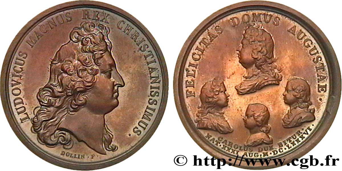 LOUIS XIV LE GRAND ou LE ROI SOLEIL Naissance du duc de Berry SPL