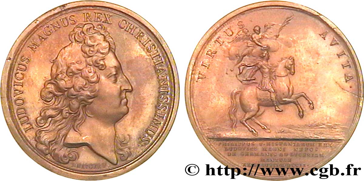 LOUIS XIV LE GRAND ou LE ROI SOLEIL Combat de Luzzara (près de Mantoue) SC