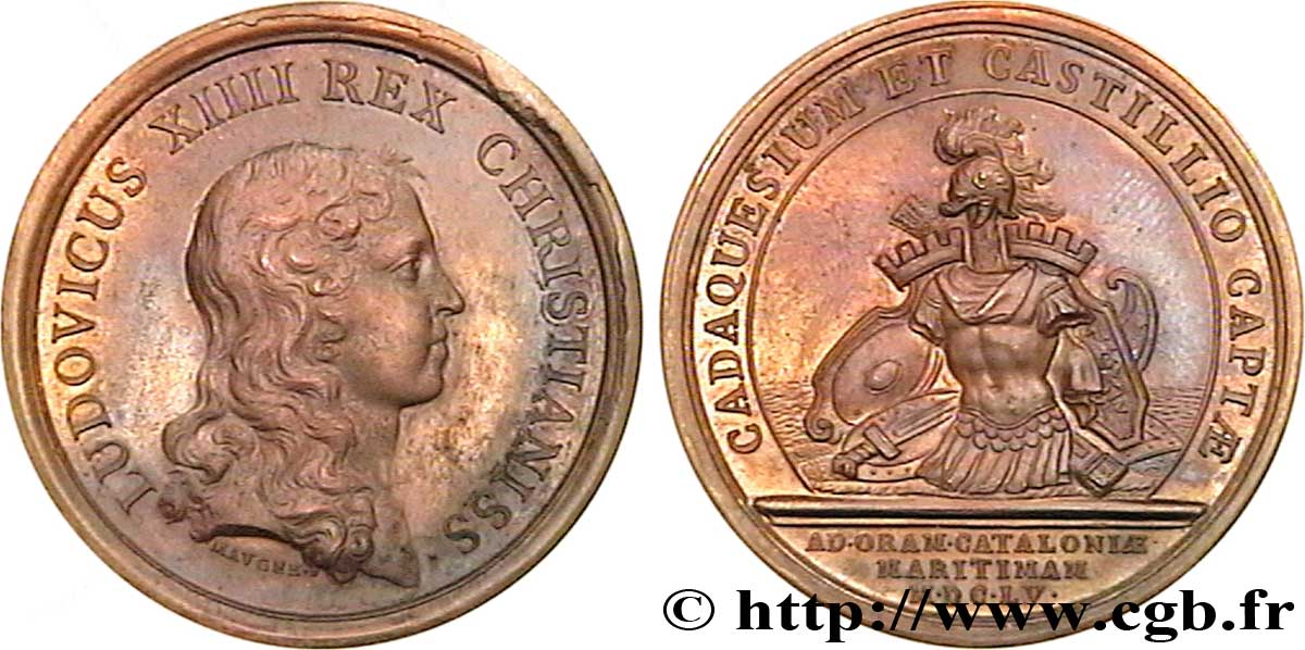 LOUIS XIV LE GRAND ou LE ROI SOLEIL Prise de Cadaqués et de Castellon MS