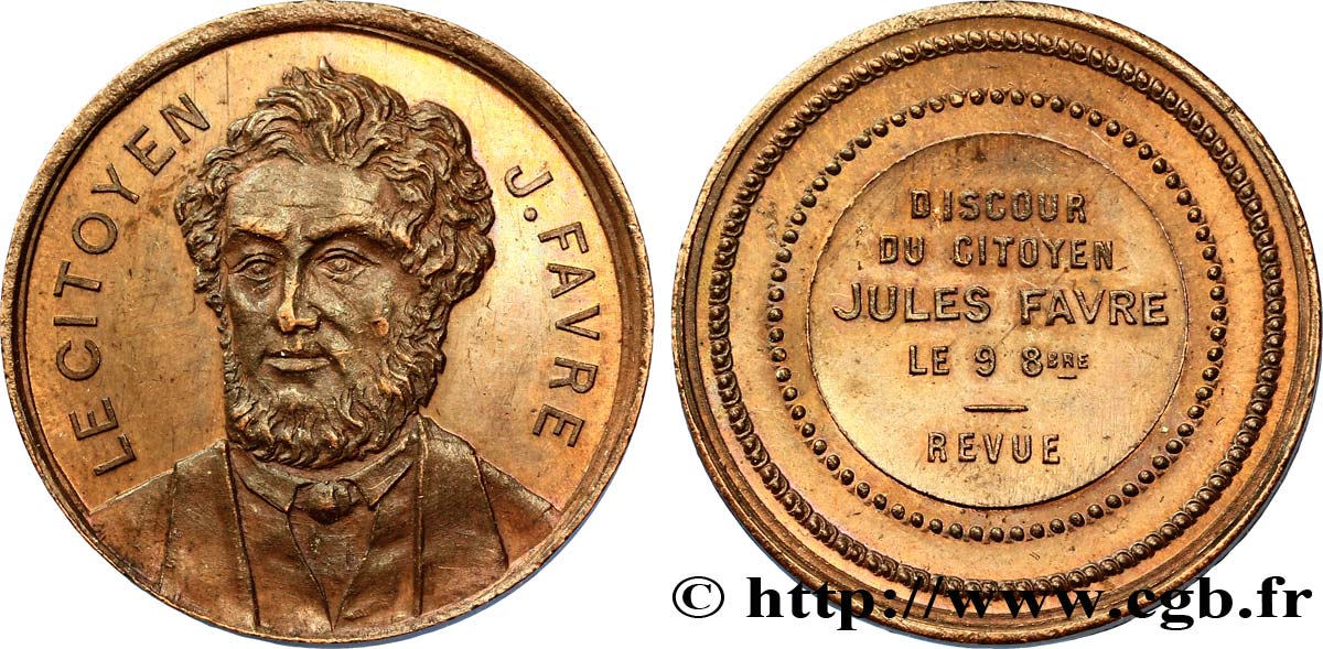 FRENCH THIRD REPUBLIC Jules Favre MS