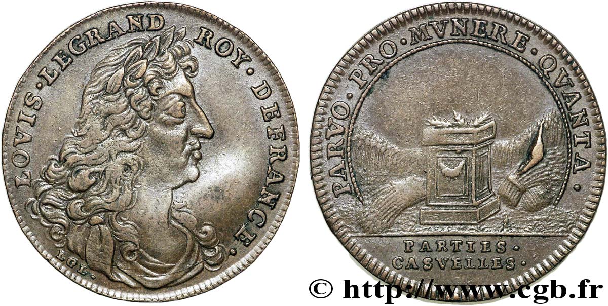 PARTIES ET REVENUS CASUELS (administration of unpredictable income) Émission au type de 1697 XF