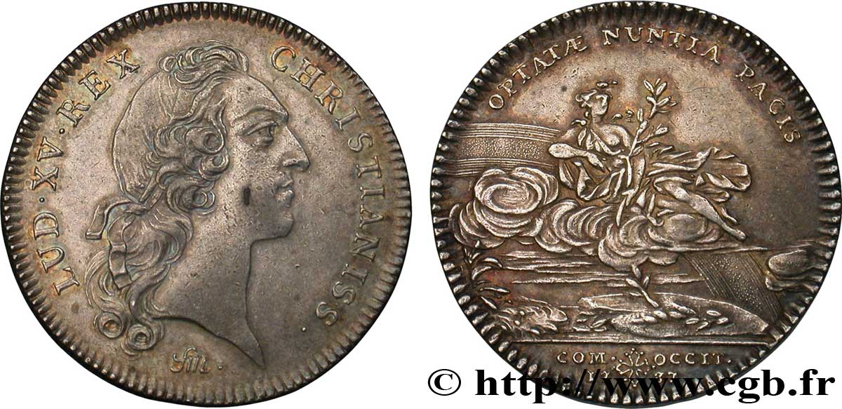 LANGUEDOC (STATES OF ...) Jeton AR 30, paix de la guerre de Succession de Pologne XF
