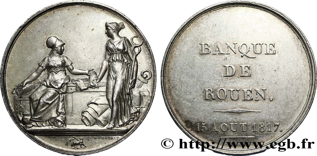 BANQUES PROVINCIALES Jeton AR 34, Banque de Rouen XF