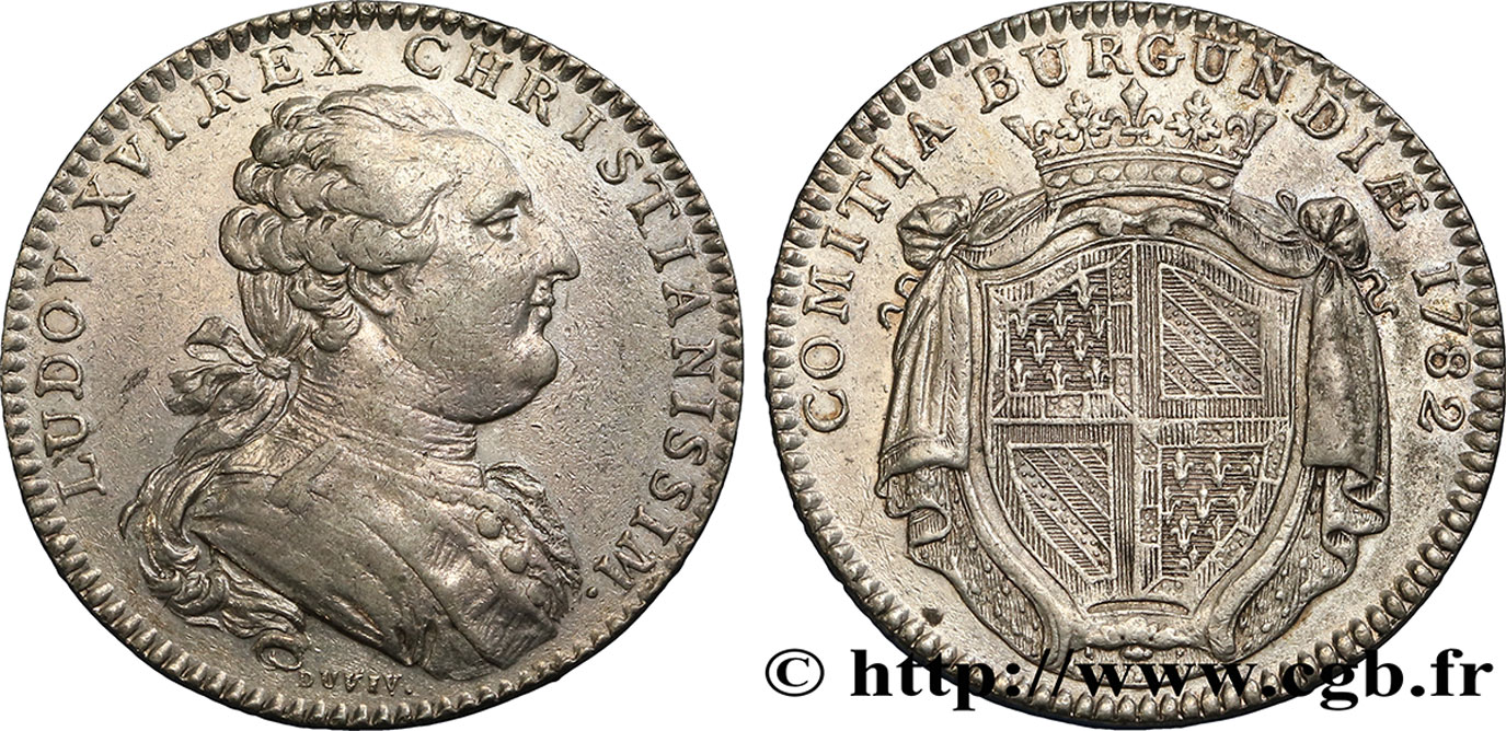BOURGOGNE (ÉTATS DE ...) Jeton AR 29, les États TTB+