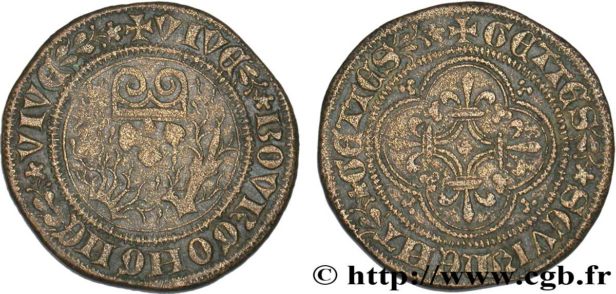 BURGUNDY (DUKES OF...) Jeton CU 26, Jean sans Peur XF