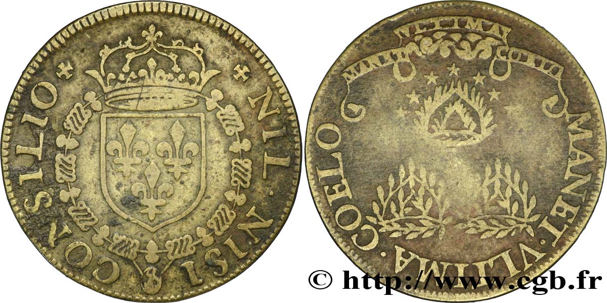 CONSEIL DU ROI Henri III TB+