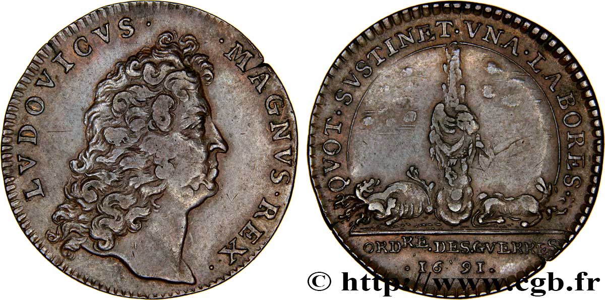 ORDINAIRE DES GUERRES Émission de 1691 TTB