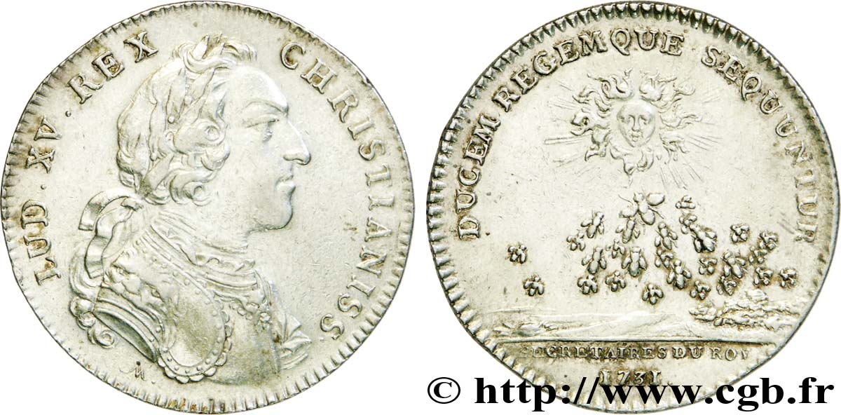 SECRÉTAIRES DU ROI Émission de 1745 TTB+