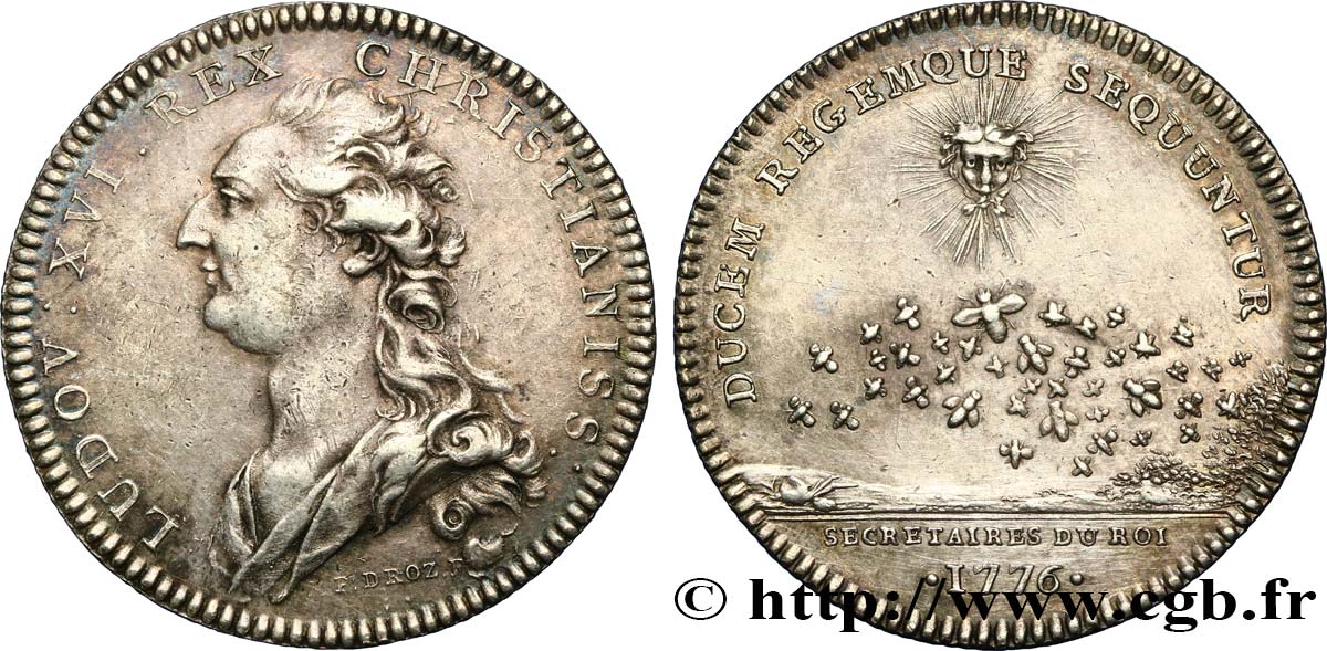 SECRÉTAIRES DU ROI Émission de 1780 TTB