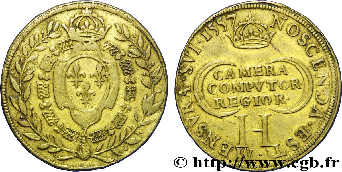 CHAMBRE DES COMPTES DU ROI / ACCOUNTS CHAMBER OF THE KING HENRI II AU