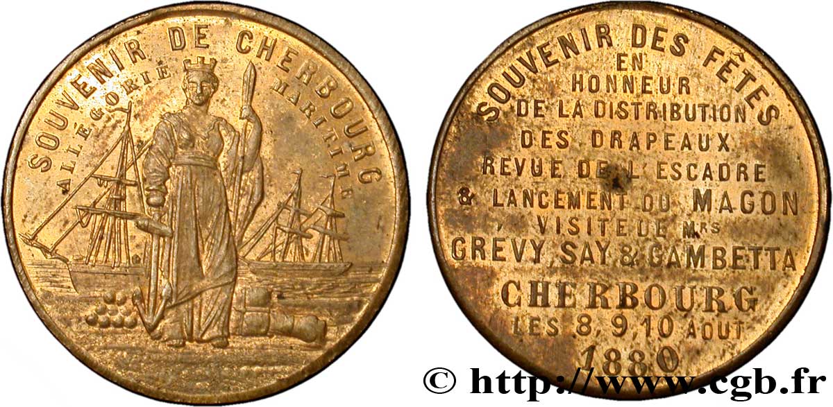 Médaille Commémorative - Fêtes Et Grand Concours - 1906 - Métal Français