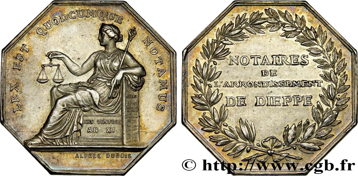 19TH CENTURY NOTARIES (SOLICITORS AND ATTORNEYS) Notaires de Dieppe AU
