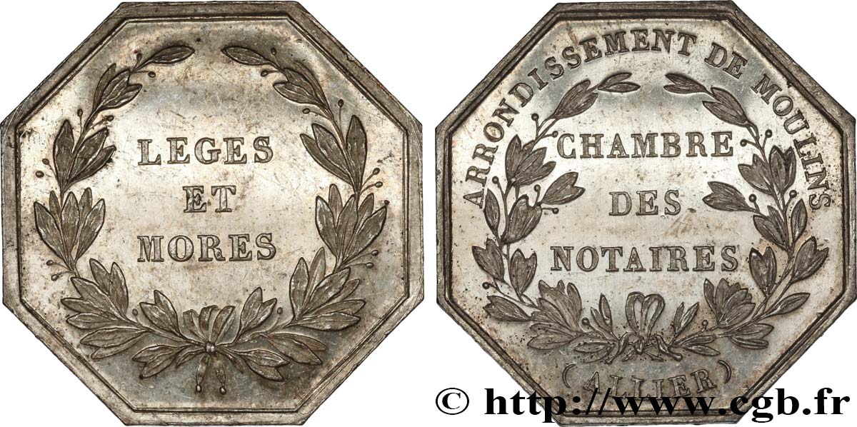 19TH CENTURY NOTARIES (SOLICITORS AND ATTORNEYS) Notaires de Moulins AU