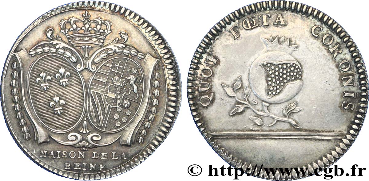 MAISON DE LA REINE Louis XVI et Marie- Antoinette, refrappe XIXe SPL