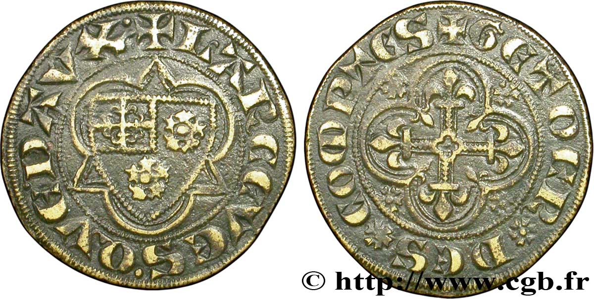 ROUYER - V. PROVINCES ET VILLES DE FRANCE Jeton de compte, Guillaume de Flavacourt archevêque d’Auch puis de Rouen SUP