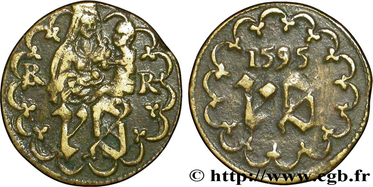 ROUYER - XI.MÉREAUX ET PIÈCES ANALOGUES Méreau du chapitre de Rouen SPL