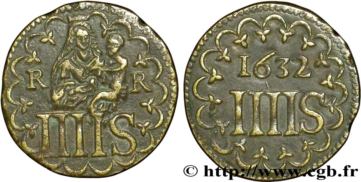 ROUYER - XI. MÉREAUX (TOKENS) AND SIMILAR COINS Méreau du chapitre de Rouen AU