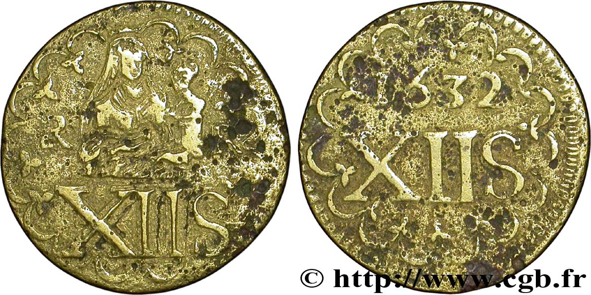 ROUYER - XI. MÉREAUX (TOKENS) AND SIMILAR COINS Méreau du chapitre de Rouen VF