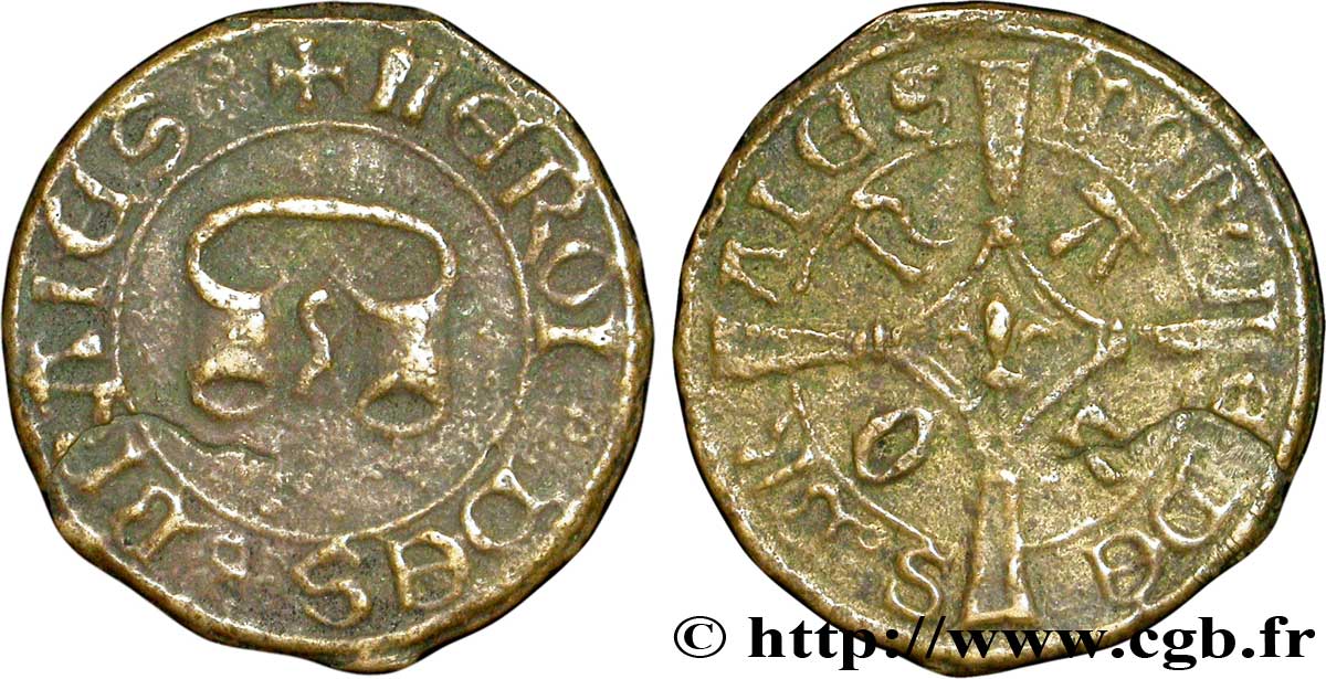 ROUYER - XI. MÉREAUX (TOKENS) AND SIMILAR COINS Méreau des fêtes folles de Laon XF