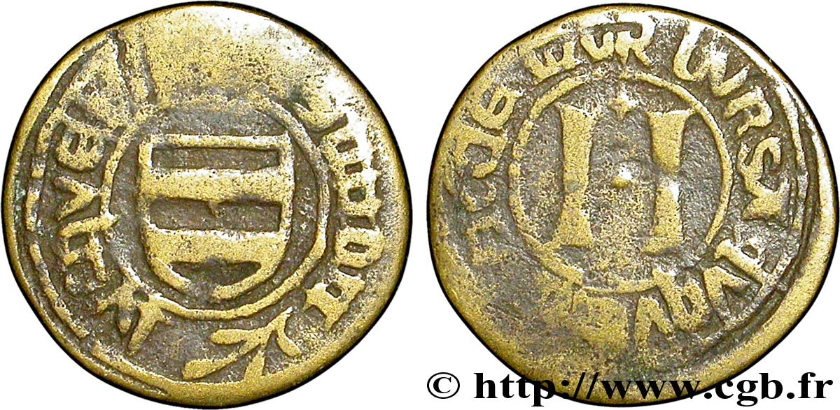 ROUYER - XI. MÉREAUX (TOKENS) AND SIMILAR COINS Méreau de Simon Luquet de Thérouanne VF