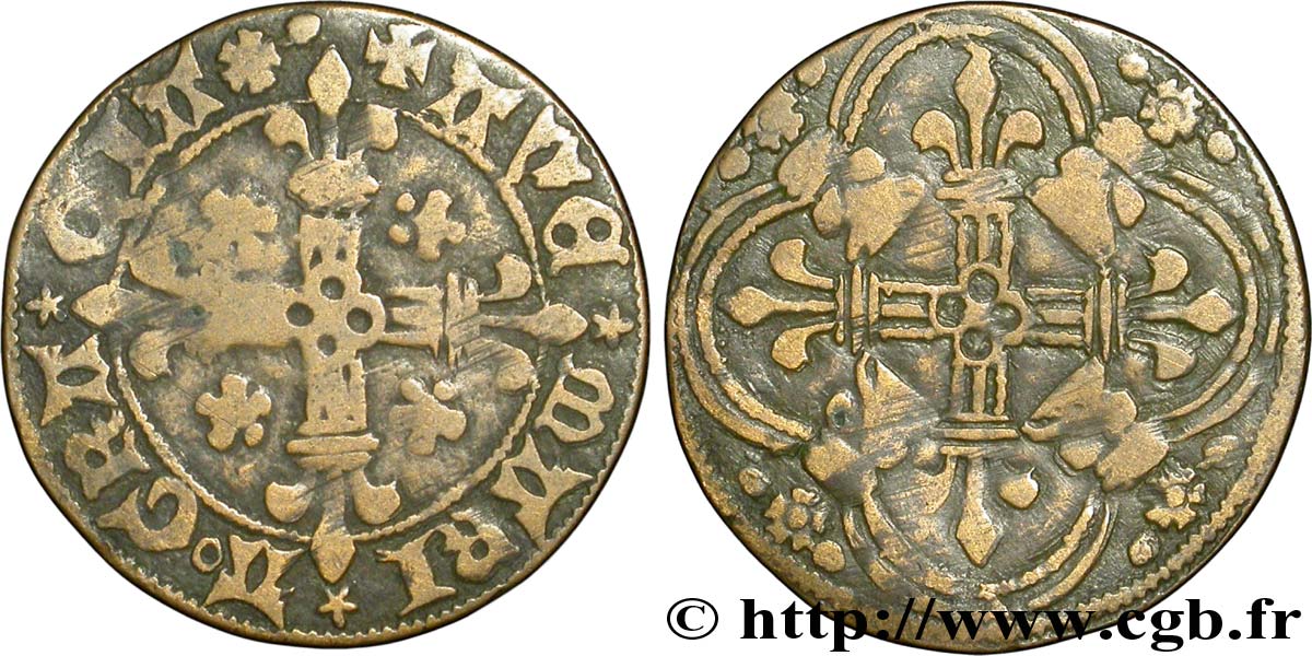 ROUYER - VIII. JETONS AND TOKENS CLASSIFIED BY TYPE Jeton de compte aux croix XF