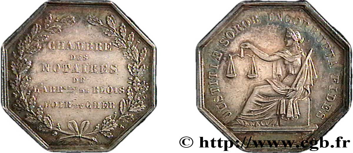 NOTAIRES DU XIXe SIECLE Notaires de Blois TTB+