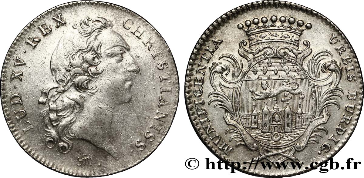 BORDEAUX (VILLE DE ) Récompense de la ville de Bordeaux, émission de 1747 TTB+