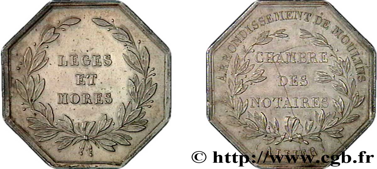 NOTAIRES DU XIXe SIECLE Notaires de Moulins SUP