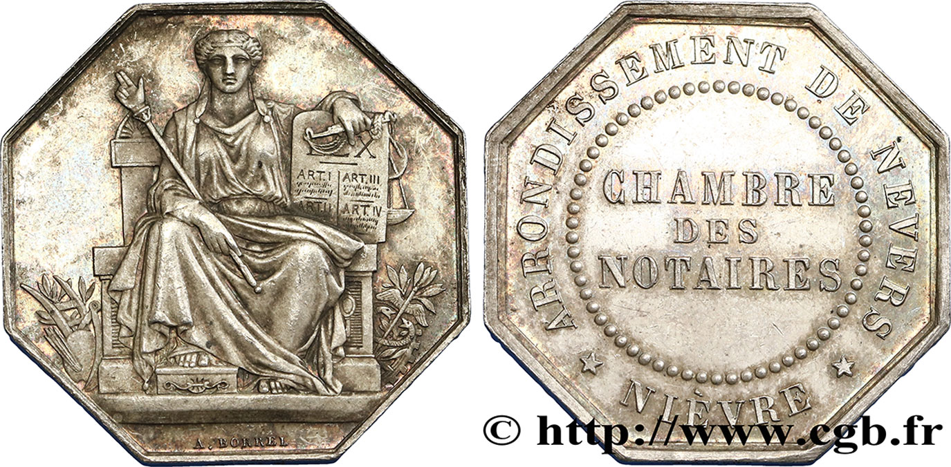 19TH CENTURY NOTARIES (SOLICITORS AND ATTORNEYS) Notaires de Nevers AU