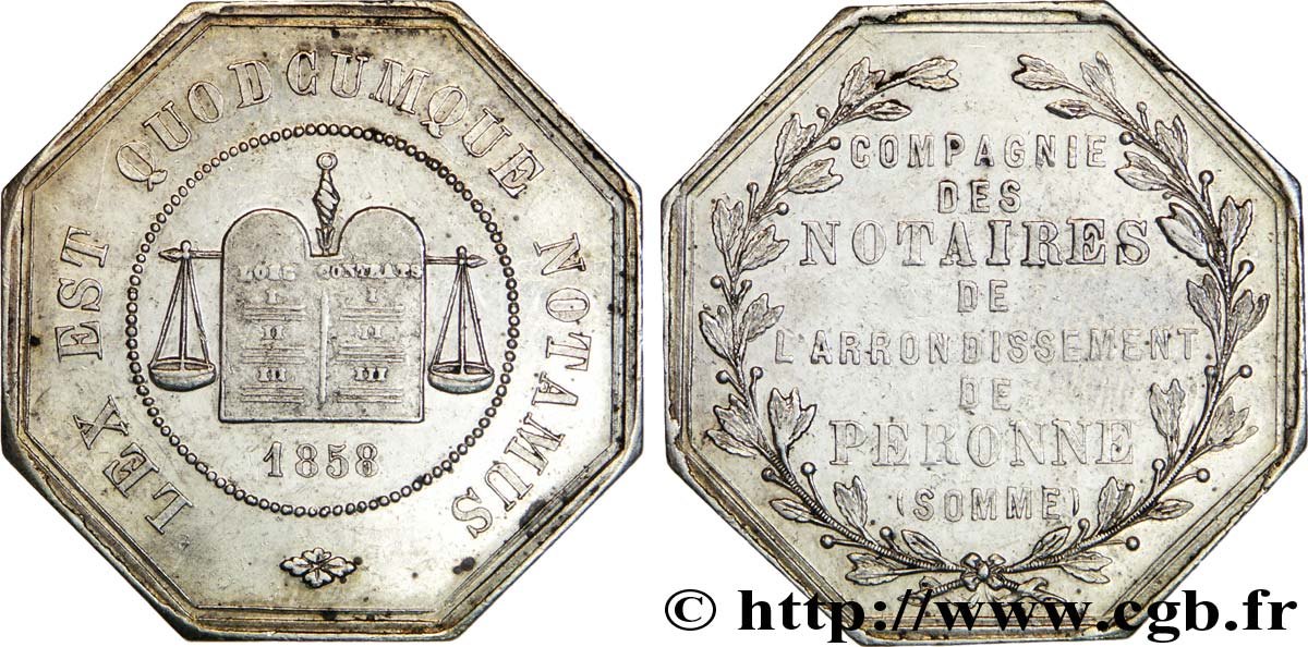 19TH CENTURY NOTARIES (SOLICITORS AND ATTORNEYS) Notaires de Peronne XF