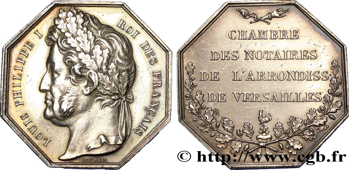 NOTAIRES DU XIXe SIECLE Notaires de Versailles (Louis-Philippe) TTB
