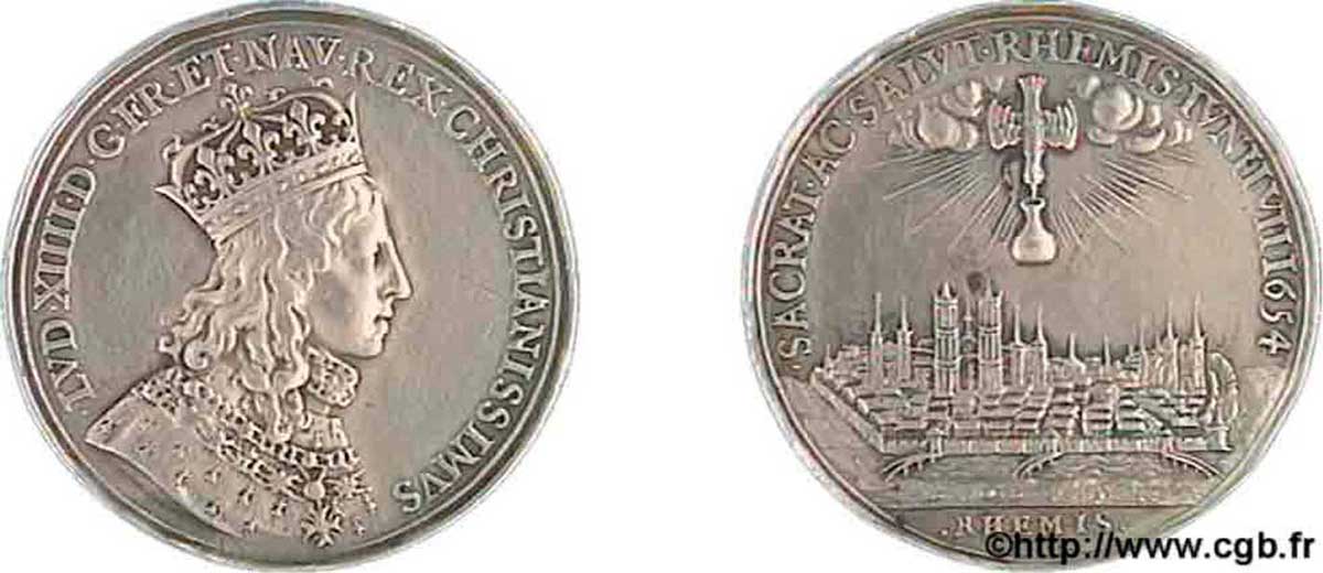 SACRE À REIMS Louis XIV TTB+