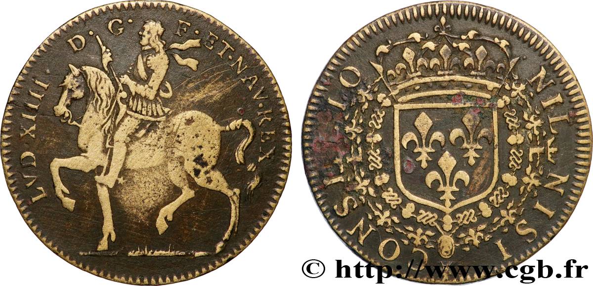 CONSEIL DU ROI Louis XIV TB+