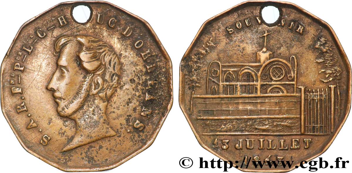 LOUIS-PHILIPPE I Ferdinand Philippe, Duc d Orléans XF