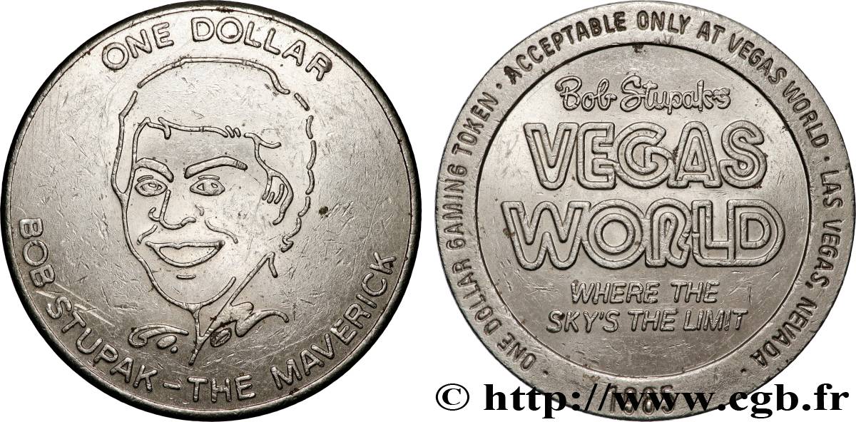 CASINOS AND GAMES One Dollar Gaming Token XF