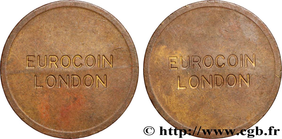 BRITISH TOKENS OR JETTONS Jeton Eurocoin London XF