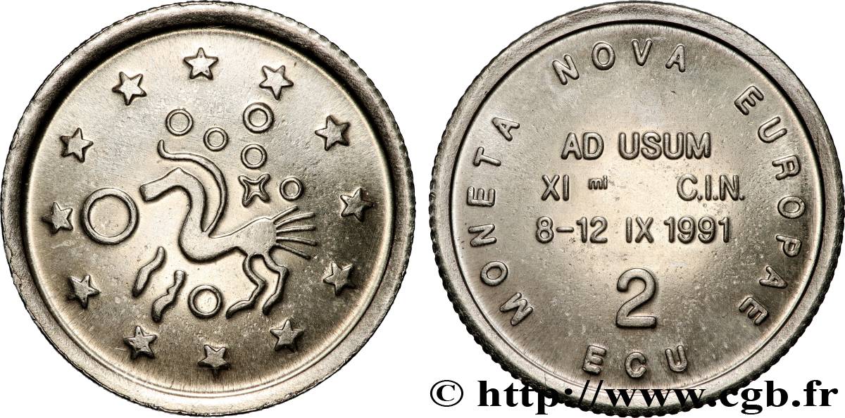 BELGIQUE Jeton d’échange, VXIe Congrès international de numismatique TTB+