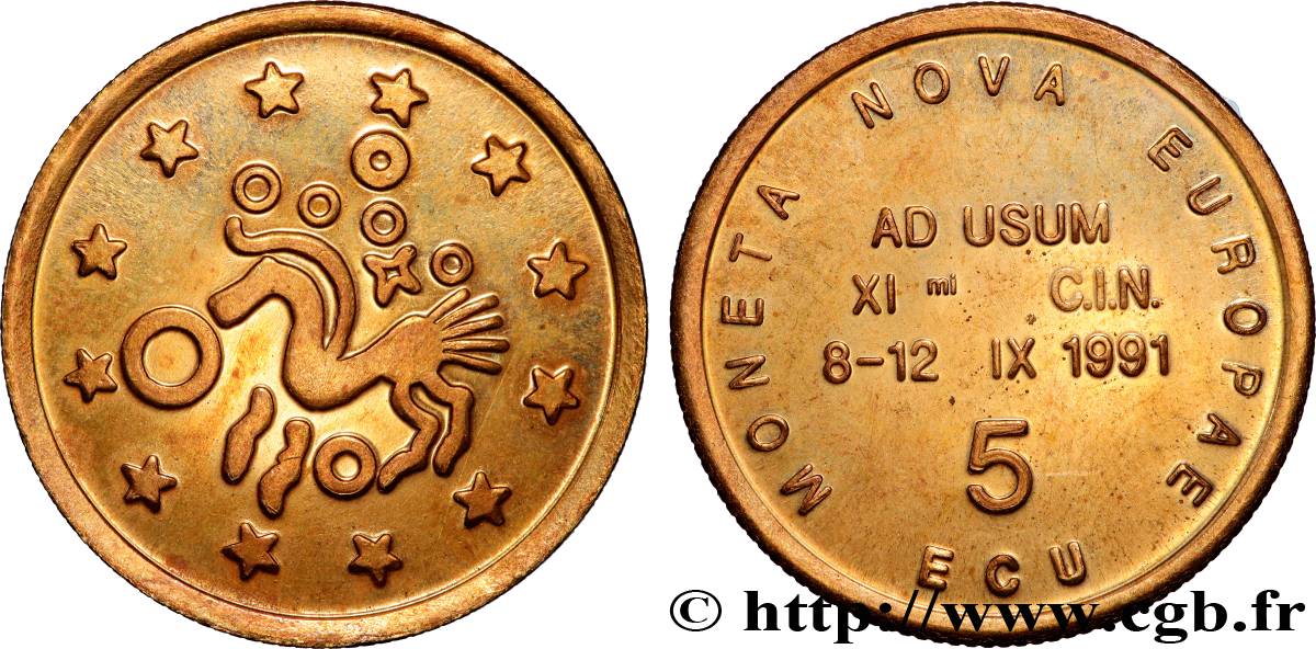 BELGIUM Jeton d’échange, VXIe Congrès international de numismatique XF