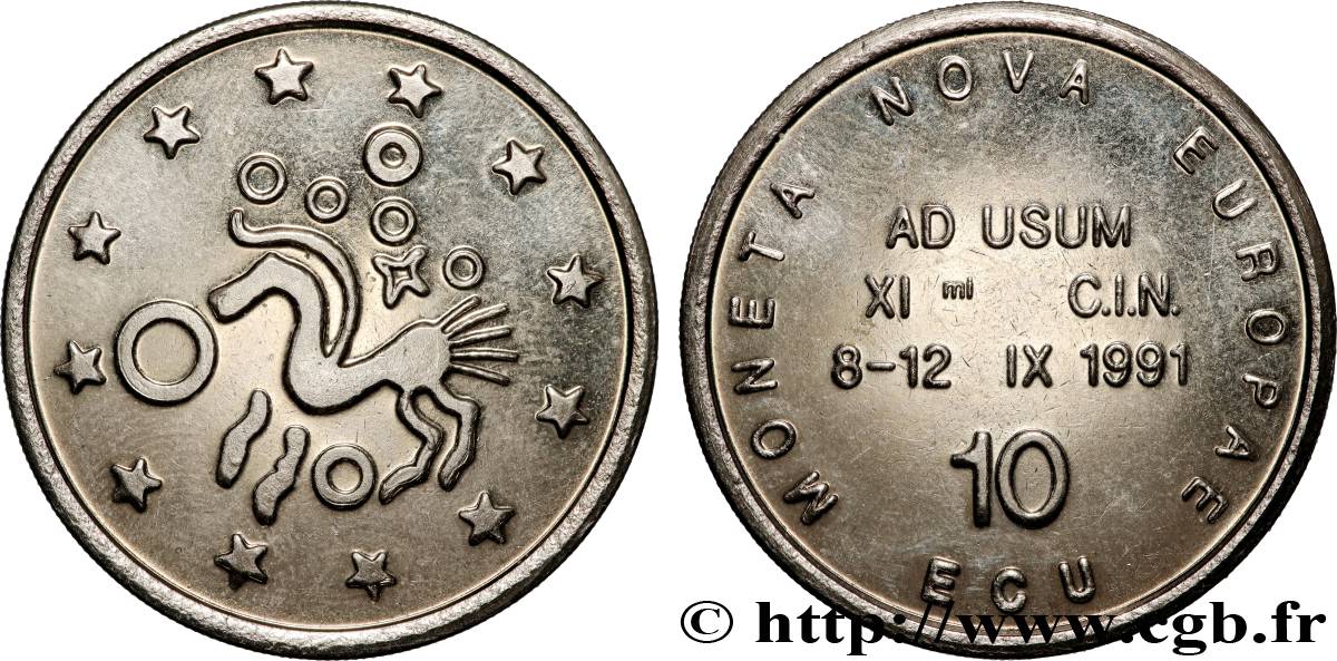 BELGIQUE Jeton d’échange, VXIe Congrès international de numismatique TTB+