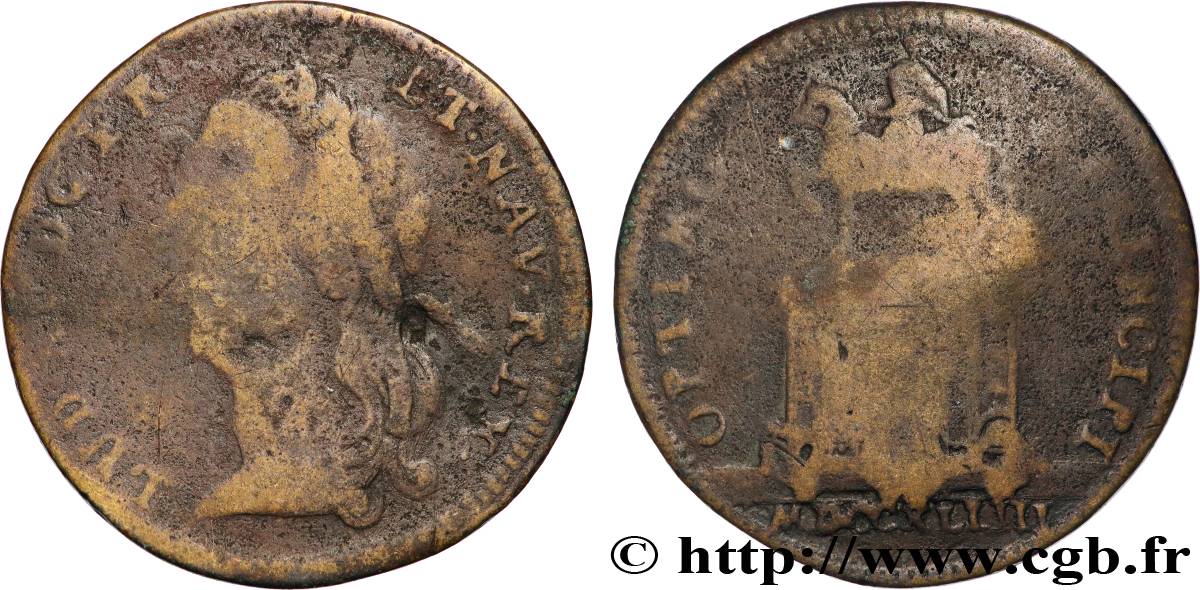 BORDEAUX (VILLE DE ) Statue de Louis XV à Bordeaux TB+