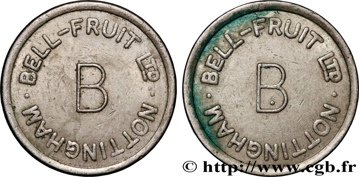 CASINOS ET JEUX Jeton Bell-Fruit TTB