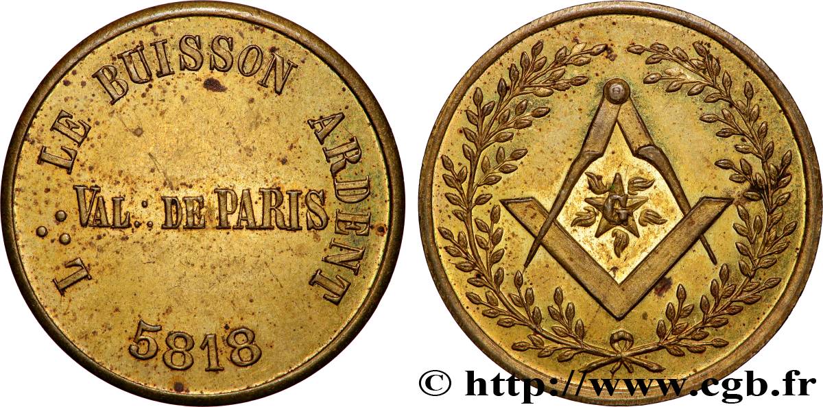FREEMASONRY ORIENT DE PARIS, LE BUISSON ARDENT AU
