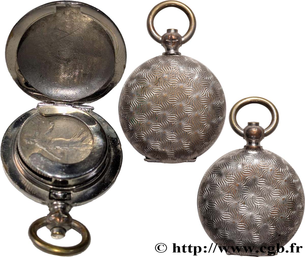 COIN PURSE, WALLET Porte-louis, Motif irradiant XF