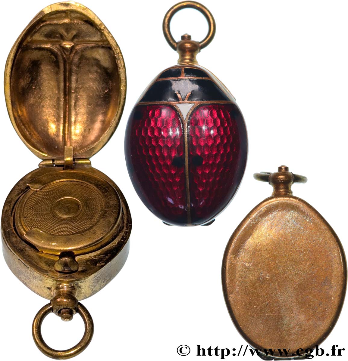 PORTE-LOUIS, PORTE-MONNAIE Porte-louis, Coccinelle  TTB+