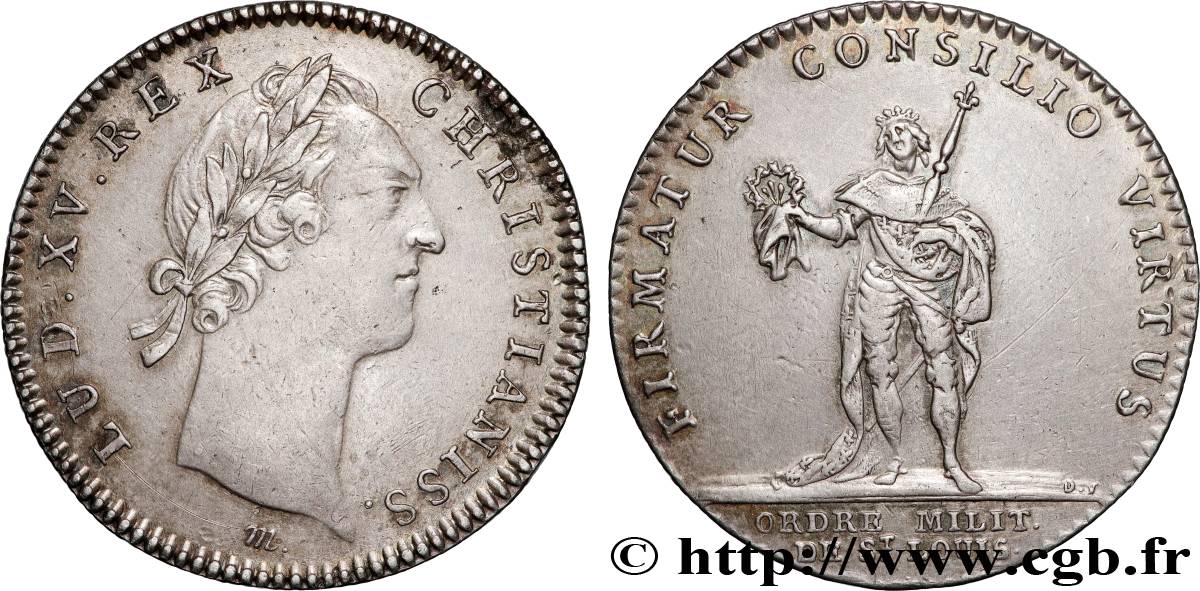 ORDRES DU ROI ORDRE MILITAIRE DE SAINT LOUIS, émission de 1775 AU